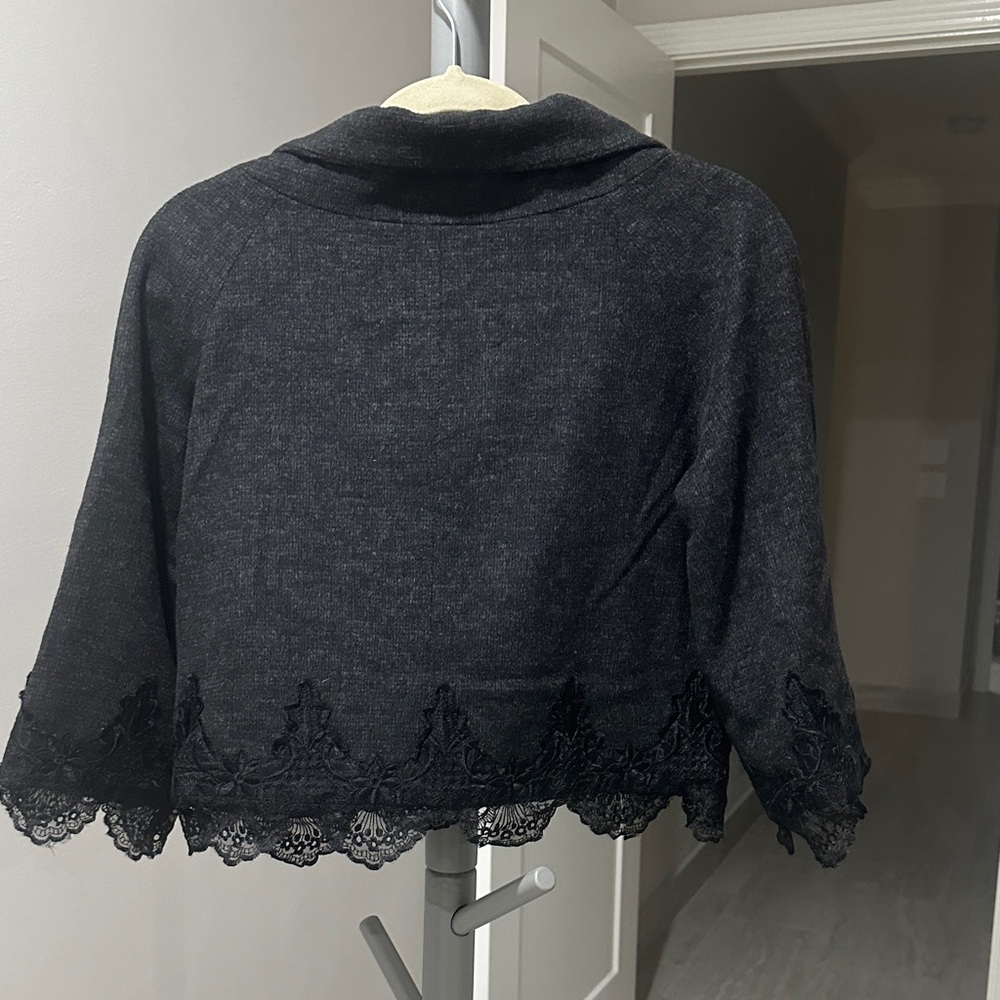 Jak & Rae Wool & Lace Jacket - Picture 9 of 9